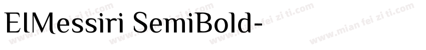 EIMessiri SemiBold字体转换